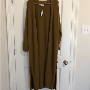 Floor length sweater
